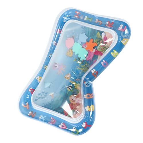 Naroote Baby Wasser Playmat, Wasserbauchzeit Matte Wasserdichtes Rechteck Geformt Leicht zu Tragen für Säuglinge (Merpeople-Stil) von Naroote