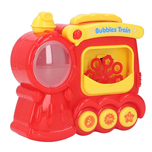 Naroote Bubble Machine, 8 -Loch wasserdichte Tragbare Bubble Machine, Geruchlos mit Kindergeburtstagsfeiern (Rot) von Naroote