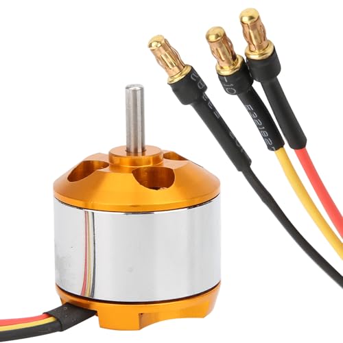 Naroote Bürstenloser Motor, Bürstenloser Motor und ESC Professional A2212 Outrunner mit Hohem Kraftmotor Teilen Gleichstrommotor für RC Quadcopter (2450KV) von Naroote