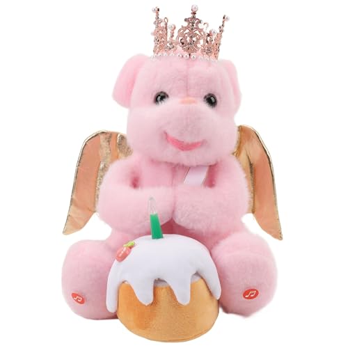 Naroote Cantery Teddybär, Schöner Elektrischer Bär Zum Geburtstag (PINK) von Naroote
