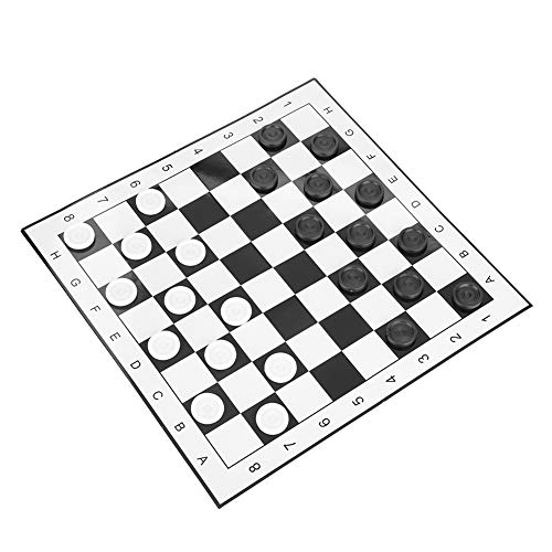 Naroote Checkers, Outdoor -Schach -Set Tragbarer Kunststoff International Checkers Folding Board Chess Game Folding für Partyfamilienaktivitäten Naroote Checkers, Outdoor -Schach -Set Tragbarer Kunststoff International Checkers Folding Board Chess Game Folding für Partyfamilienaktivitäten von Naroote