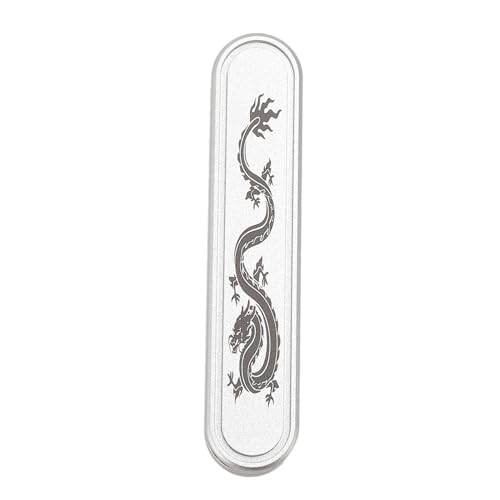Naroote Cursor für die Spitze der Metallfinger, Schiebespielzeug für die Spitze der von Hand Hergestellten Finger, Taschenformat für Büro (Silver) von Naroote