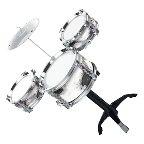 Naroote Drum Toys, Musical Toy Drum Set Konzentrierte Trommeln Glatte Bildungskanten für Jungen zu Hause (Black) von Naroote