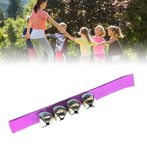 Naroote Eine Handgelenkglocke, Einstellbare Multifunktionale Größe der Hände, die die Glocke Leicht zu Tragen Haben, um die Rhythmus -Trommeln für Kinder Frühzeitig zu Tragen (Purple) von Naroote