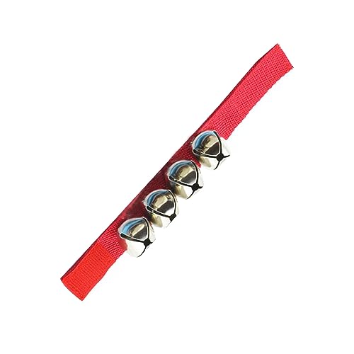 Naroote Eine Handgelenkglocke, Einstellbare Multifunktionale Größe der Hände, die die Glocke Leicht zu Tragen Haben, um die Rhythmus -Trommeln für Kinder Frühzeitig zu Tragen (Rot) von Naroote