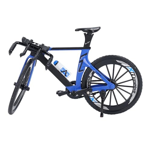 Naroote Finger-Rennrad-Modell, Rennrad mit Lenker, Doppellenker Zur Dekoration (Schwarz Blau) von Naroote