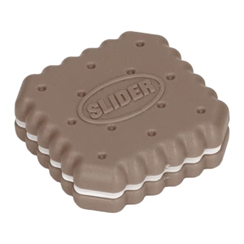 Naroote Finger -Tip Pushing Slider, Spannung Ribre Relief Magnetic Push Toy Kekse Tragbare Größe für das Tägliche Spiel (Brown) von Naroote