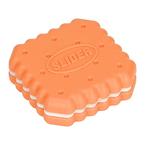Naroote Finger -Tip Pushing Slider, Spannung Ribre Relief Magnetic Push Toy Kekse Tragbare Größe für das Tägliche Spiel (ORANGE) von Naroote