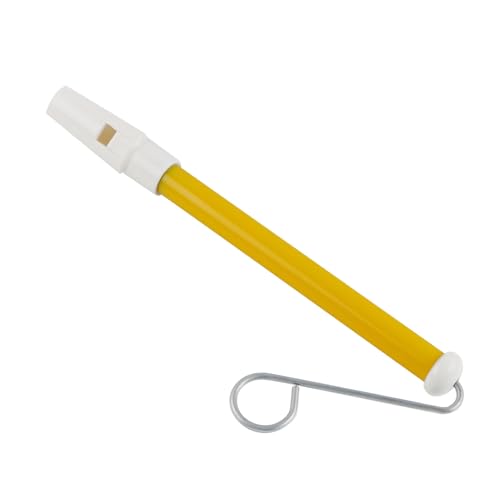Naroote Flöte, Musikinstrumente Klarer und Lautes Geräusch mit Schiebeheberflöte -Instrument Sowohl für Kinder Als Auch für Erwachsene (Yellow) von Naroote