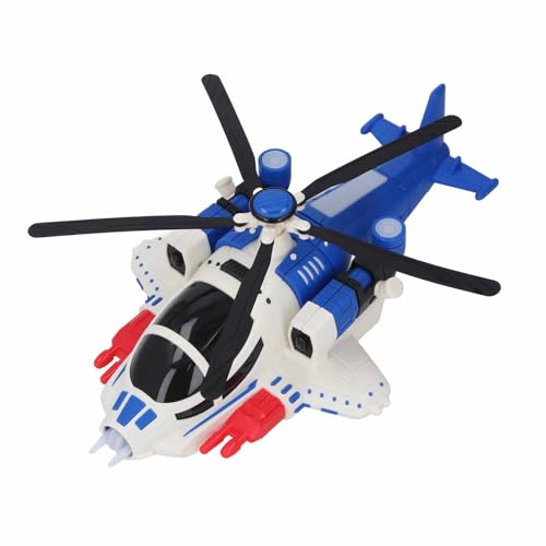 Naroote Flugzeugspielzeug für, Innovativ, Licht und Klang, Innovatives Flugzeug für das Innovative Flugzeug von Kindern (Blue) von Naroote