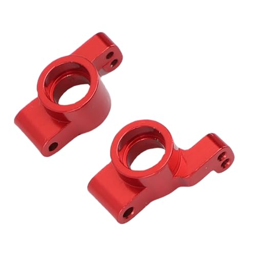 Naroote Hecklenkbecher Ersatz, RC Heckstars Genaue Design Metallmaterial Verschleiß für 1/24 Skaliertes Auto 's (Rot) von Naroote