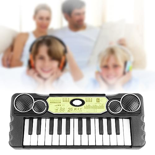 Naroote Klavier -Tastatur für Kinder, Tragbares Multi -funktionales Interesse an Musik Einfacher Tastatur Bildung für Zuhause (25 Tasten 11 Modi) von Naroote
