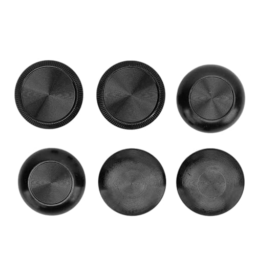 Naroote Metal Analog -Daumenstifte, Analog -Griffs Plug und Spielen Größere Touch Oberflächen mit Kunststoffbox für Spielkonsolenregler (Black) von Naroote