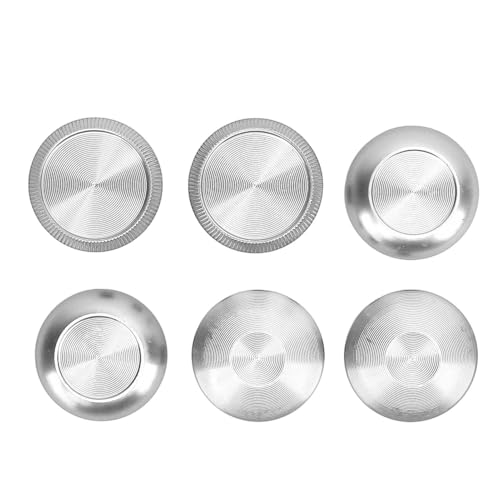 Naroote Metal Analog -Daumenstifte, Analog -Griffs Plug und Spielen Größere Touch Oberflächen mit Kunststoffbox für Spielkonsolenregler (Silver) von Naroote