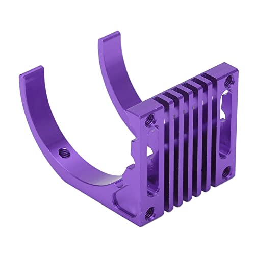 Naroote Motorkühlkörper, RC-Motorkühlkörper aus Aluminiumlegierung mit Langer Lebensdauer und Kompakter Größe für Ferngesteuerte Autos (Purple) von Naroote