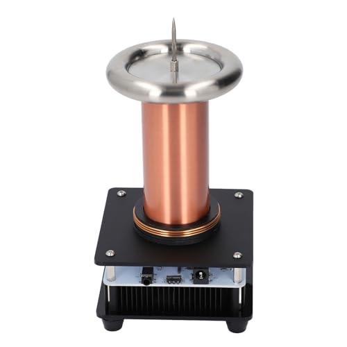 Naroote Music Coil Arc -Lautsprecher, Angemessene Professionelle AC100-240V Epoxidharzkleberbeschichtung Musikspule für Transmissionsexperiment (EU-Stecker AC100-240V) von Naroote