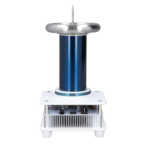 Naroote Musikspule, Drahtlose Übertragung von Experimentmodell Luftlampe AC100-240V Leistungsstarke ARC-Effekt Mehrere Funktionen für die Bildung (EU-Stecker AC100-240V) von Naroote