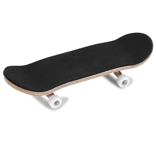 Naroote Profi-Griffbrett, 1-teiliges Fingerboard-Finger-Skateboard-Set aus Ahornholzlegierung in Box, Kompaktes, Stressreduzierendes Spielzeug für Kinder (White) von Naroote