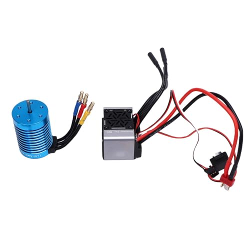 Naroote RC -Automotor, 4370kV 1/10 RC -Automotor mit 60A Bürstenloser ESC für Zubehör von Naroote