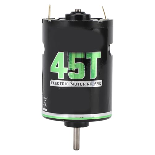 Naroote RC Gebürstete Motor, Blauem Kühlkörper Große Torsionsmagnete und Rotoren 540 Gebürstete Motor für 1/10 RC -Kletternauto (45T) von Naroote