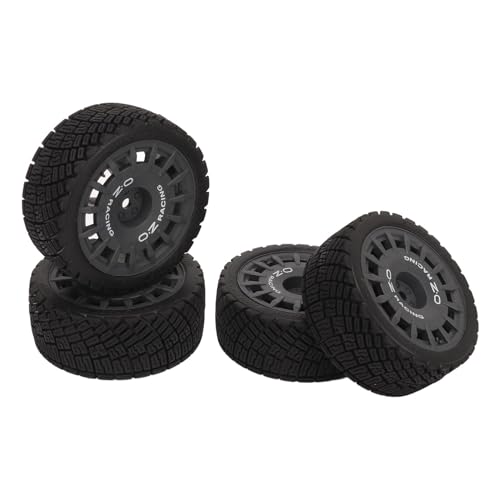 Naroote RC-Reifen, Gummi-Kunststoff, 4 Stück, Hochstabil, RC-Autoreifen, Exquisit für 94123 94122 (Black) von Naroote