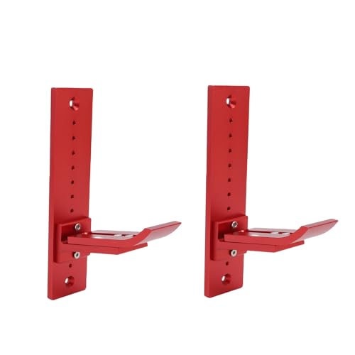 Naroote RC -TA -Display Stand, Anti Crack Decorative Stury Struktur Starke Ladungskapazität RC Model Car Wall Display Anhänger für 1/18 1/16 /10/8 /5 Skalen Crawler (Rot) von Naroote