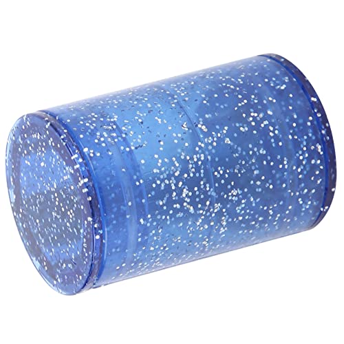 Naroote Ring mit Fingersand, Musikinstrumente Komplexer Sand mit Sandfingerschüttler für Freunde für Musiker (Glitzblau) von Naroote