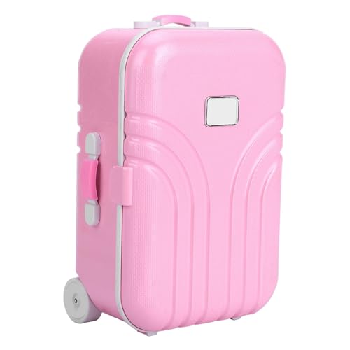 Naroote Spielzeug der Academy, Mini -Spielzeug Gepäck Rolling Koffer Real Littles für Kleinkindkinder (PINK) von Naroote