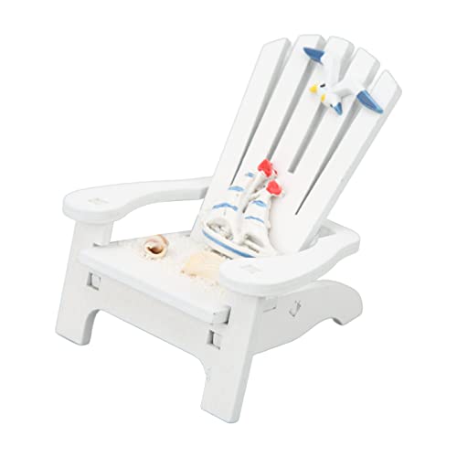 Naroote Stranddekor, Strandhaus Dekor Mini Strandstühle Ornamente Exquisite Design Marine Ambiente Strandstühle Segelboot Ornament Mini Stuhl für Heimbüro Büro Büro Schreibtisch von Naroote