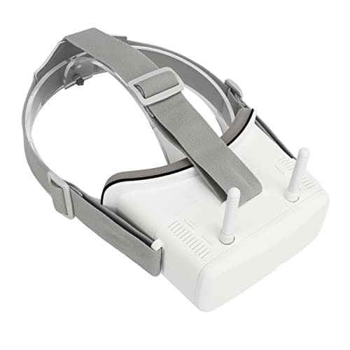 Naroote VR100 FPV-Brille, VR100 5,8 G FPV-Brille, 480 X 320 Bildschirmauflösung, 3,0-Zoll-Bildschirm für Drohnenrennen von Naroote