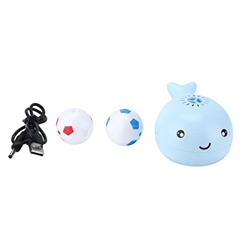 Naroote Walbad Spielzeug, Elektrowal Schwimmend Ball Spielzeug Whale Bad Süßes USB -Ladung Tragbares Wale Baby Bad Schwebender Ball für Geschenk (Blue) von Naroote