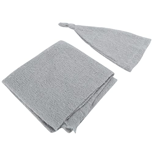 Neugeborene Foto -Requisiten, Neugeborene Kostüm Soft Wrap Strick Hat Set Set Neugeborene Fotografie -Requisiten Set Neugeborenen Fotografie Requisiten für Mädchen Mädchen Mädchen (Hut + Umhang) von Naroote