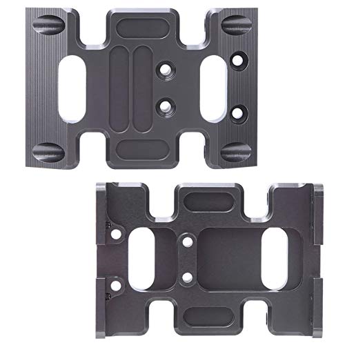 RC Car Chassis Platte, RC Center Skid Plate, RC Car Center Skid Plate Rc Car Plate Schraube RC Teil für AXIAL SCX10 1/10 RC Car Rc Car von Naroote