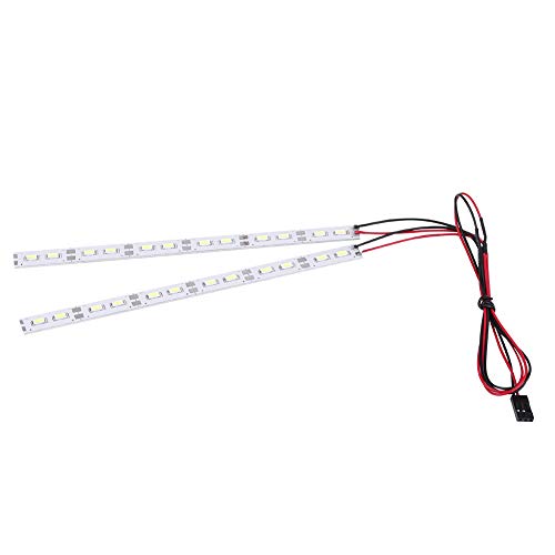 RC LED Streifen, RC Chassis Licht, 6V Chassis Licht 16,5 * 1,2cm RC Auto Chassis Licht, 24 LEDs LED Streifen für RC Zubehör Crawler 1/10 1/8 RC Car von Naroote