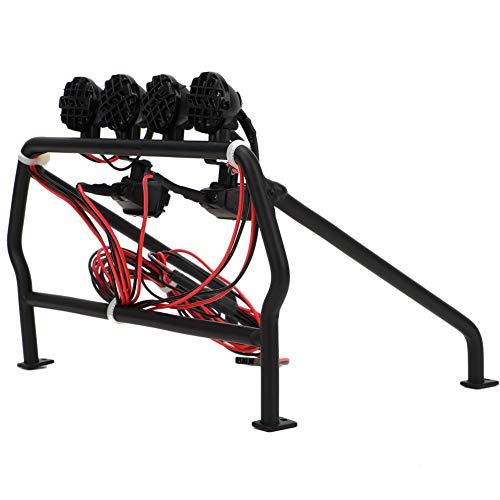 Rc Crawler 1/10 Zubehör, Rc Zubehör 1/10, RC Auto Metallkäfig RC Überrollkäfig RC Crawler Überrollkäfig 1/10 RC Auto Überrollkäfig für RC Fahrzeug SCX10 1/10 Axial 4WD RC Auto von Naroote