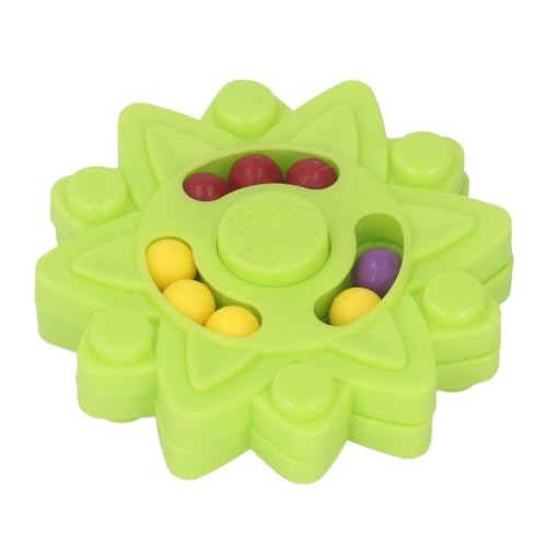 Rotierendes Bohnen-Dekompressionsspielzeug, Rotierendes Bohnen-Puzzlespielzeug, Greifübung, Glätten von Oberflächen für Zum Spielen zu Hause (Green) von Naroote