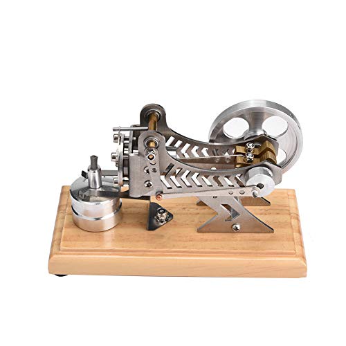 Stirling -Motor, Mini -Motor -Build -Kit Metallluft Stirling Motor, Stromerzeugermodell, Imagination Development Bildungsspielzeug mit LED -Leuchtdampfmotor für Stirling -Motor, Mini -Motor -Build -Kit Metallluft Stirling Motor, Stromerzeugermodell, Imagination Development Bildungsspielzeug mit LED -Leuchtdampfmotor für von Naroote