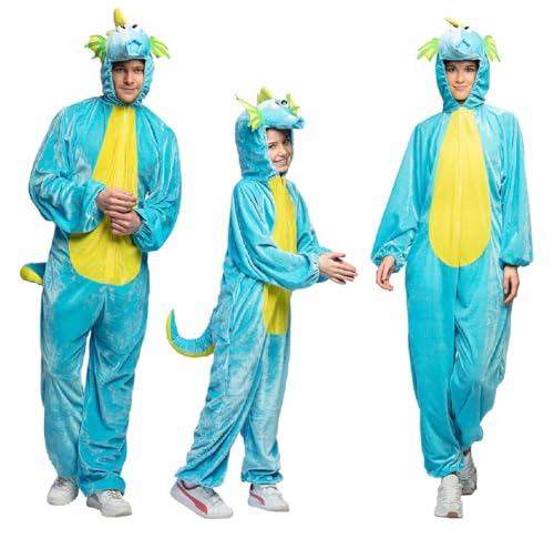 Narrenkiste B88300-140 türkis Kinder Mädchen Junge Seepferd Kostüm-Overall bis max.140 cm Körpergröße von Narrenkiste