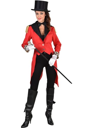 Narrenkiste M222111-XL rot-schwarz Damen Zirkusdirektorin Zirkusdame Frack Gr.XL=48 Narrenkiste M222111-XL rot-schwarz Damen Zirkusdirektorin Zirkusdame Frack Gr.XL=48 von Narrenkiste