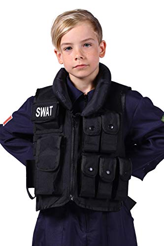 Narrenkiste T2963-0100 schwarz SWAT Weste Polizei Kostüm Narrenkiste T2963-0100 schwarz SWAT Weste Polizei Kostüm von Narrenkiste