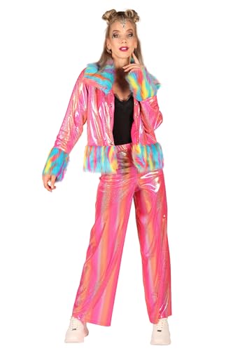 Narrenkiste T4268-4300-XXL pink Damen Hippie Kostüm Sweet Sugar Gr.XXL=50 von Narrenkiste