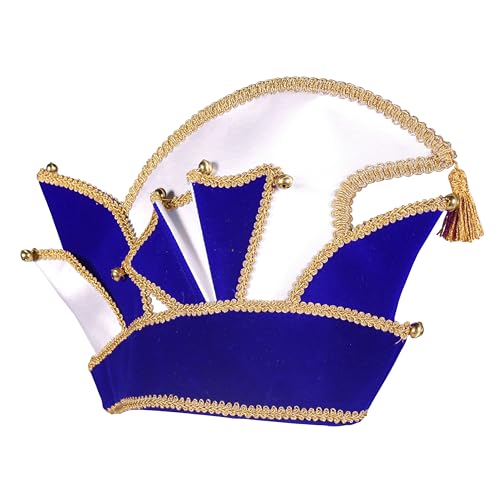 Narrenkiste T4502-0414-55 blau mit Goldborte Komitee Prinzen Kostüm Gr.55 von Narrenkiste