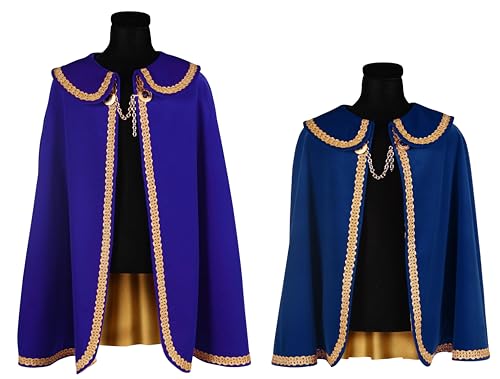 Narrenkiste T4563-0414 kurz ca.80 cm blau mit Goldborte Prinzen Umhang Dreigestirn Kostüm Länge ca.80 cm Narrenkiste T4563-0414 kurz ca.80 cm blau mit Goldborte Prinzen Umhang Dreigestirn Kostüm Länge ca.80 cm von Narrenkiste