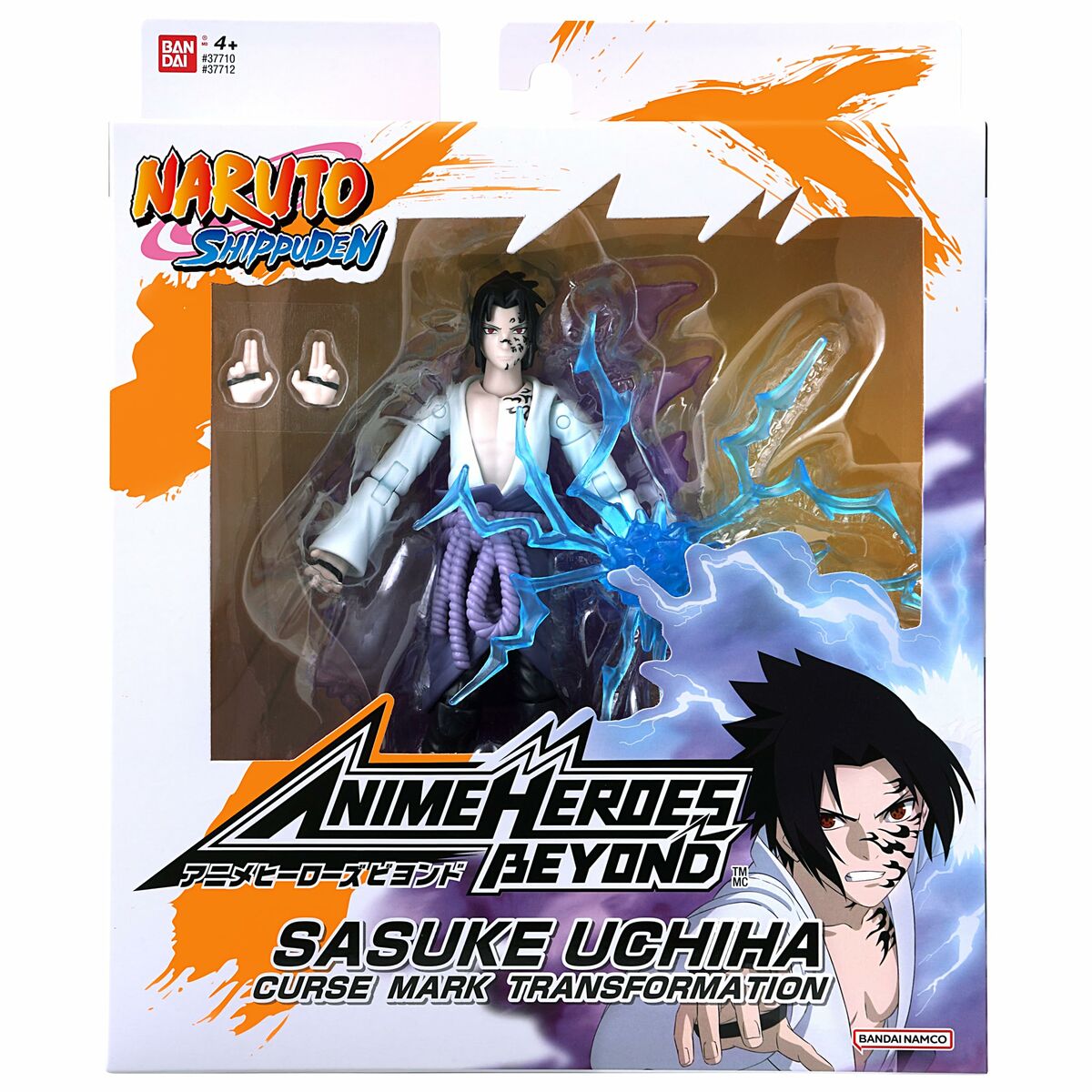 Actionfiguren Naruto Shippuden Bandai Anime Heroes Beyond: Sasuke Uchiha 17 cm von Naruto