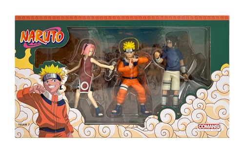 Comansi Naruto Set mit 3 Nicht beweglichen Figuren, Sasuke und Sakura, 10 cm von Comansi