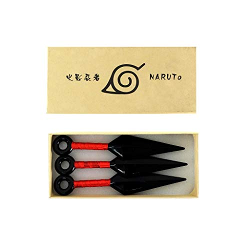Naruto - Shinobi Ninja Set 3 x Kunai 8 cm Kostüm Accessoir PVC Plastik Cosplay Replika Naruto - Shinobi Ninja Set 3 x Kunai 8 cm Kostüm Accessoir PVC Plastik Cosplay Replika von Naruto