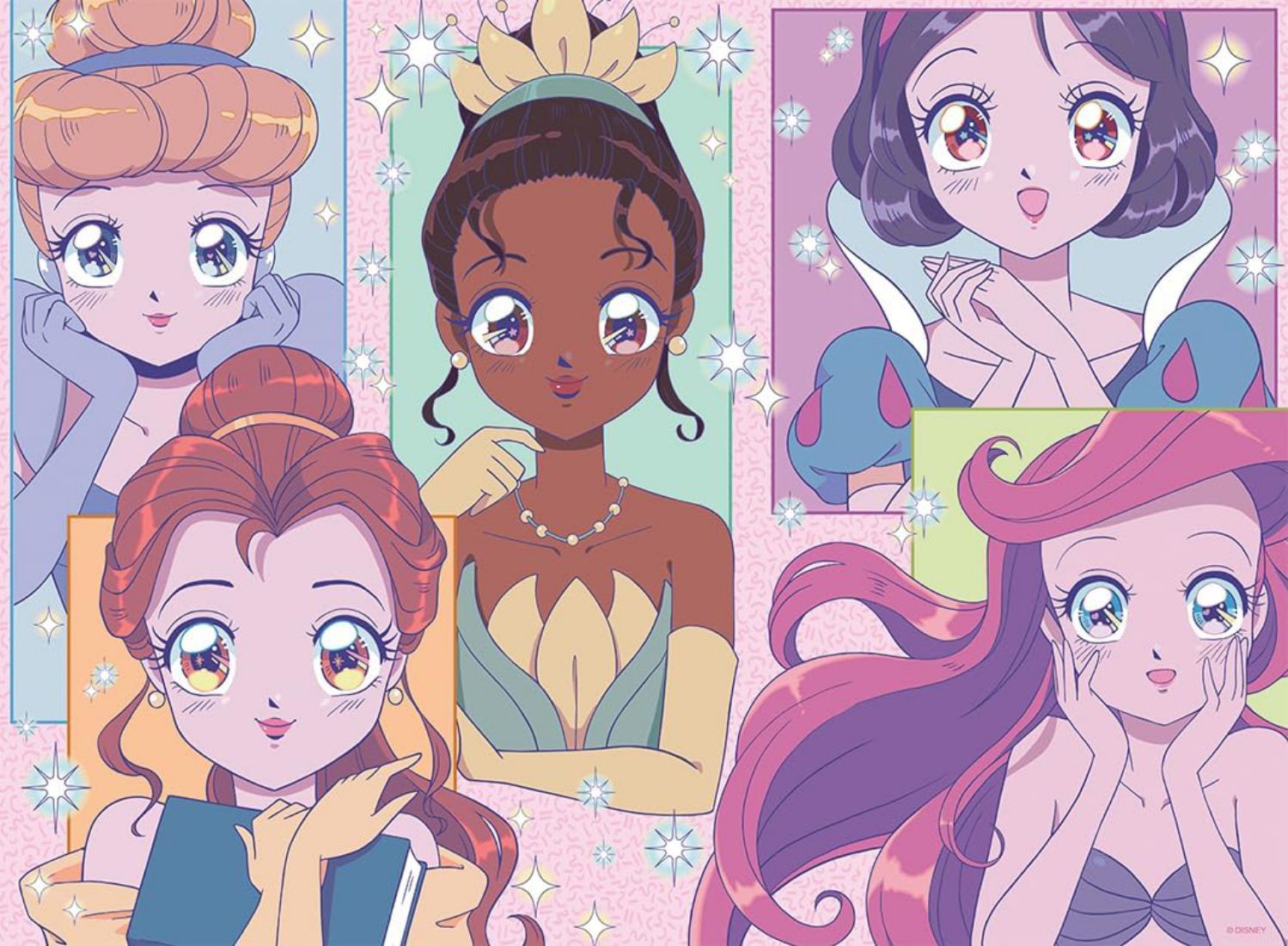 Nathan Puzzle 500 Teile - Regards etincelamts (Disney Princesses) - von Nathan Puzzle