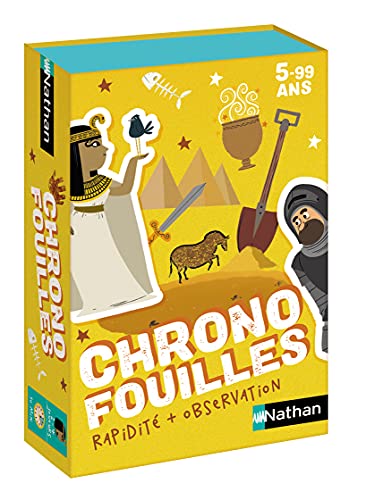 Nathan Chronofouilles – EIN Spiel mit Schnelligkeits- und Gedächtniskarten für Kinder ab 5 Jahren, Mehrfarbig Nathan Chronofouilles – EIN Spiel mit Schnelligkeits- und Gedächtniskarten für Kinder ab 5 Jahren, Mehrfarbig von NATHAN