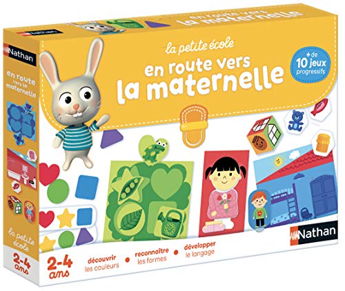 Nathan Diset A1504195 Vorschul-Lernspiel En Route Vers La Maternelle (französische Ausgabe) von NATHAN