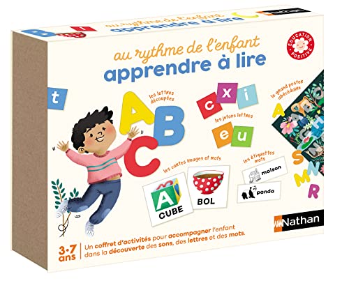 Nathan 31163 Rhythmus des Kindes lernt, Positive Lernspiel, ab 3 Jahren – Box zur Entdeckung und Lernen des Lesens, Mehrfarbig, Large Nathan 31163 Rhythmus des Kindes lernt, Positive Lernspiel, ab 3 Jahren – Box zur Entdeckung und Lernen des Lesens, Mehrfarbig, Large von NATHAN